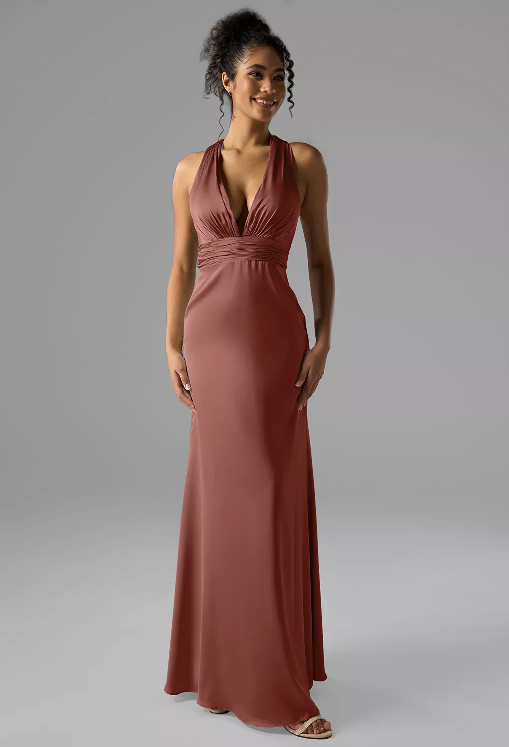 AW Erika Desert Rose  Cocktail Wedding Guest Dresses